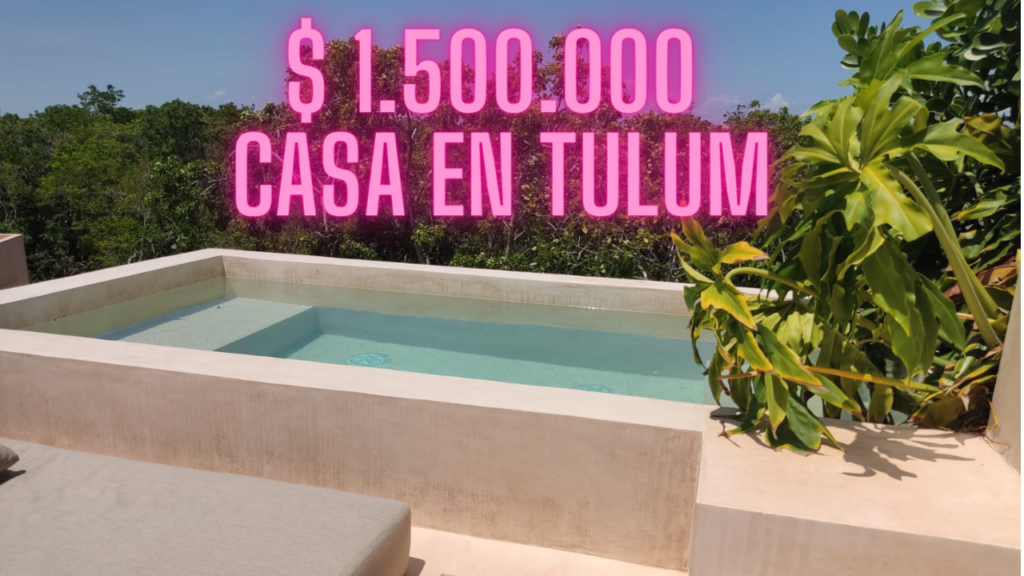 Casa en venta en Tulum con estudios de LUXES, Candela